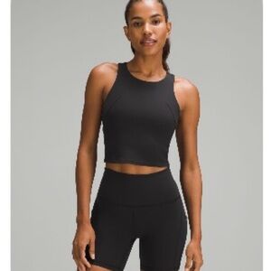 Black Lulu Wonder Under Train Racerback Top
